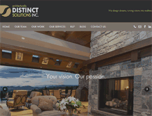 Tablet Screenshot of distinctsolutions.ca